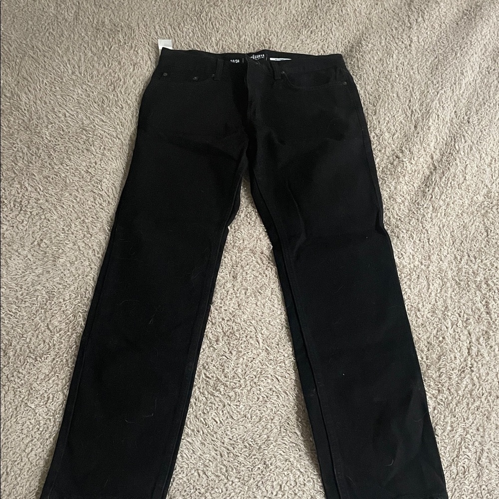 urban pipeline Black Slim Straight Men's Jeans